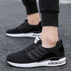 Men Women Boys Air Cushion Casual Shoes 36-45 Mesh Breathable Lightweight Kids Sneakers Outdoor Spring Sumer Autumn Comfortable (Color: Black, size: 40)