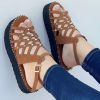 Plus Size Women's Shoes Summer 2022 Comfort Casual Sport Sandals Women Beach Wedge Sandals Women Platform Sandals Roman Sandals