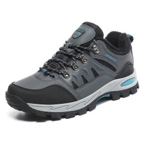 New Arrival Men Women Hiking Shoes Male Sport Outdoor Jogging Trekking Sneakers Big Size 48 Non-slip zapatos zapatillas hombre (Color: gray fur, size: 42)