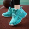 Boys Brand Basketball Shoes for Kids Sneakers Thick Sole Non-slip Children Sports Shoes Child Boy Basket Trainer Shoes 2021 New