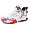 Boys Basketball Shoes High Quality Soft Top Thick Sole Non-slip Kids Sneakers Children Trainer Shoes Outdoor Boy Sport Basket