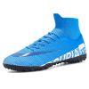 Original Trend Men Soccer Shoes Adult Kids TF/FG High Ankle Football Boots Grass Training Sport Footwear Cleats Sneakers 35-45