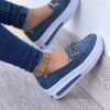 Shoes Women's 2022 Summer Platform Sport Casual Shoes Lace-up Flats Plus Size 43 Comfort Non Slip Women Loafers Vulcanize Shoes