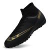 Men Soccer Shoes Adult Kids TF/FG High Ankle Football Boots Grass Training Sport Cleats Footwear Classic Trend Men Sneaker 35-47