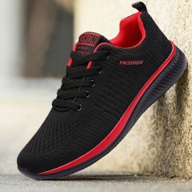 Men Sneakers Running Shoes Women Sport Shoes Classical Mesh Breathable Casual Shoes Men Fashion Moccasins Lightweight Sneakers (Color: 9088 Red, size: 35)