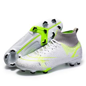 2021New AG/TF Professional Soccer Shoes Men Football Boots Outdoor Sneakers Children Football Training Competition Sports Shoes (Color: MULTI, size: 43)