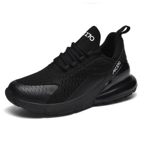 Men's and women's fashion trends all match sports shoes Fashion shoes casual breathable casual shoes men's fashion shoes (Color: Black, size: 42)