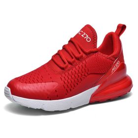 Men's and women's fashion trends all match sports shoes Fashion shoes casual breathable casual shoes men's fashion shoes (Color: Red, size: 43)