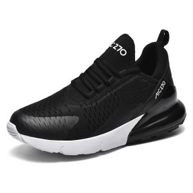 Men's and women's fashion trends all match sports shoes Fashion shoes casual breathable casual shoes men's fashion shoes (Color: Black White, size: 37)