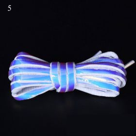 120/140/160cm Holographic Reflective Shoelace Rope Women Men Glowing In Dark Shoe Laces For Sneakers Sport Shoes Rope Bootlaces (Color: A5, Length: 140cm)