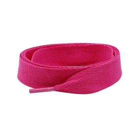 Weiou manufacturer's 120cm long silk laces herringbone laces are suitable for sports shoes and canvas shoes laces (Color: #1588 Pink, Length: 120CM)