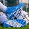 Large size youth adult football shoes long spikes short spikes sports football shoes