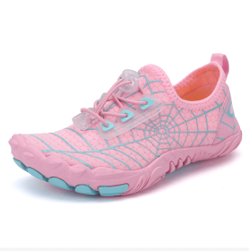 New children's fitness sports shoes outdoor beach swimming shoes upstream stream shoes (Color: Pink, size: 37)