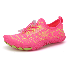 New children's fitness sports shoes outdoor beach swimming shoes upstream stream shoes (Color: Rose Color, size: 32)