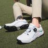 New Men's Golf Shoes Golf Waterproof Anti-slip Shoes Golf Shoes Breathable Sports Shoes Leather Outdoor Sneakers Golf Shoes