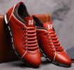 Male Sneakers 2022 Spring Autumn Men's Business Shoes Fashion British Style Man Leisure Leather Sports Shoes Large Size 38-50