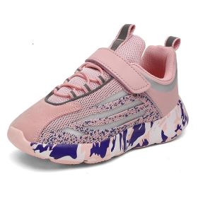 2022 Kids Running Sneakers Girl Children's Shoes Girls Sneakers Children Footwear Shoes For Girls Children's Sports Shoes Boys (Color: Pink, size: 28)