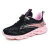 2022 Autumn Pink Girls Running Shoes Kids Tenis Snenkers Children Sport Shoes Breathable Mesh Boys Casual Walking Sneakers