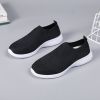 Summer Mesh Women Sock Shoes Breathable Women Sport Shoes Non-slip Sneakers Women Lightweight Slip On Flat Loafers Plus Size 42