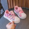 2022 Spring Kids Pu Leather Shoes Baby Girls Sport Sneakers Children Shoes Boys Tennis Shoes Fashion Casual Shoes Soft Trainer