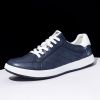 6 Colors New Men's Golf Shoes Leather Breathable Waterproof Non-slip Training Shoes White Blue Blue Sports Shoes