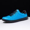 6 Colors New Men's Golf Shoes Leather Breathable Waterproof Non-slip Training Shoes White Blue Blue Sports Shoes