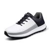 New Men's Golf Shoes Golf Waterproof Anti-slip Shoes Golf Shoes Breathable Sports Shoes Leather Outdoor Sneakers Golf Shoes