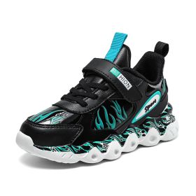 kids Running Shoes Casual High Quality Children's Sport Shoes Tenis Infantil Boy Sneakers Lightweight Breathable Footwear Shoes (Color: Green Kid  Shoes, size: 2.5)