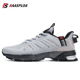 Baasploa 2022 New Men's Casual Sport Shoes Breathable Mesh Male Shoes Outdoor Grass Walking Gym Shoes for Men Running Shoes (Color: 114101-QH, size: 43)