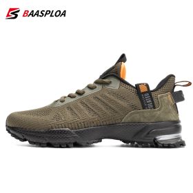 Baasploa 2022 New Men's Casual Sport Shoes Breathable Mesh Male Shoes Outdoor Grass Walking Gym Shoes for Men Running Shoes (Color: 114101-KL, size: 42)