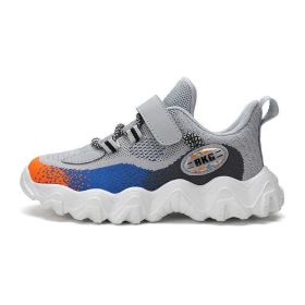 Kids Running Sneakers Summer Breathable Children Sport Shoes Air Mesh Tenis Infantil Boy Basket Footwear Girl Chaussure Enfant (Color: grey kids shoes, size: 11.5)