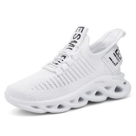 Big Children Shoes Boys Breathable Sneakers Kids Outdoor Sport Running Shoes Hollow Sole Tenis Infantil Basket Footwear Summer (Color: white boys shoes, size: 35)