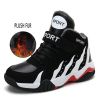 Waterproof Kids Sport Shoes High Top Boys Basketball Shoes Spring Autumn Leather Running Shoes Non-slip Sneakers Tenis Infantil