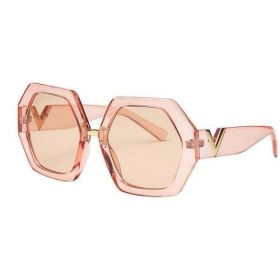 Fashion Luxury Square Ladies Fashion Brand Designer Retro Sun Glasses (Frame Color: Other, Lenses Color: Auburn)