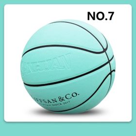 PU Indoor And Outdoor General Purpose Basketball For Children (Option: No.7 Blue)