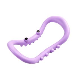 Fascia Stretch Fitness Aids Pilates Ring (Option: Purple-Magnetic therapy)