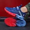 Big Children Shoes Mesh Sneakers Kids Running Shoes Air Cushion Hollow Sole Sport Shoes Boys Breathable Trainers Tenis Infantil