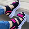 Womens Sandals 2022 Schoolgirl Sports Style Thick Bottom Wedge Heel Ladies Shoes Non-slip Fashion All-match Female Sandals