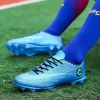 Men Soccer Shoes Unisex Football Shoes Cleats Ankle Football Boots Students Training Sneakers Kids Outdoor Sports Shoes