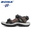 BONA 2021 New Designers Summer Children's Sandals Boy Beach Shoes Soft Bottom Non-slip Kids Sports Sandal Leisure Footwear Comfy