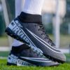 Large size youth adult football shoes long spikes short spikes sports football shoes