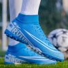 Large size youth adult football shoes long spikes short spikes sports football shoes