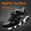 Kid Sneakers Outdoor Boots Plus Warm Fur Running Shoes Kids Waterproof Walking Children Hiking Sport Shoes Winter Shoes For Boys