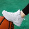 Boys Basketball Shoes All Seasons Newest Kids Sneakers Outdoor Bigger Kids Non-slip Sports Shoes Footwear Shoes Basket Sport