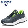 BONA 2022 New Designers Action Leather Running Shoes Women Outdoor Sports Shoes Sneakers Ladies Walking Jogging Shoes Feminimo