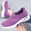 Summer Mesh Women Shoes Breathable Women Sport Shoes Non-slip Sneakers Women Lightweight Slip On Flat Loafers Chaussure Femme