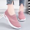 Summer Mesh Women Shoes Breathable Women Sport Shoes Non-slip Sneakers Women Lightweight Slip On Flat Loafers Chaussure Femme