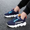 New Children's Flying Mesh Surface Breathable Sports Running Shoes Leisure Fashion Boys' Lightweight Tennis Training Sneakers