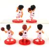 5pcs/pack 2.3inch/6cm White/Red Manga Action Figure Toys; Basketball Anime Figures