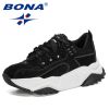 BONA 2022 New Designers Running Shoes Sport Shoes Ladies Athletic Shoes Sneakers Women Walking Jogging Footwear Zapatos De Mujer